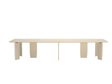 ORU ME6557 - Rectangular ash meeting table by Andreu World - view 2
